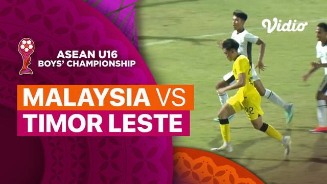 Malaysia vs Timor Leste - Mini Match | ASEAN U16 Boys Championships 2024