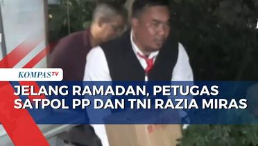 Satpol PP dan TNI Polri Gelar Razia Miras, Sita Ratusan Botol Tanpa Izin Edar di Jakarta Timur