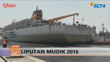 Liputan Mudik 2016: Pemudik Jalur Laut Tiba di Pelabuhan Tanjung Priuk - Liputan 6 Petang
