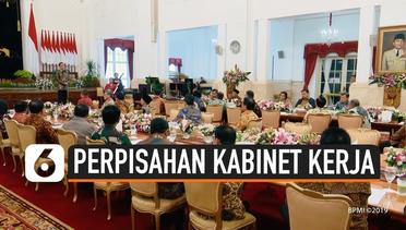 Momen Perpisahan Jokowi-JK dan Menteri Kabinet Kerja