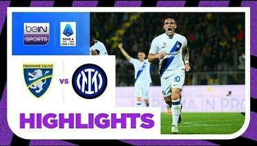 Frosinone vs Inter - Highlights | Serie A 2023/24
