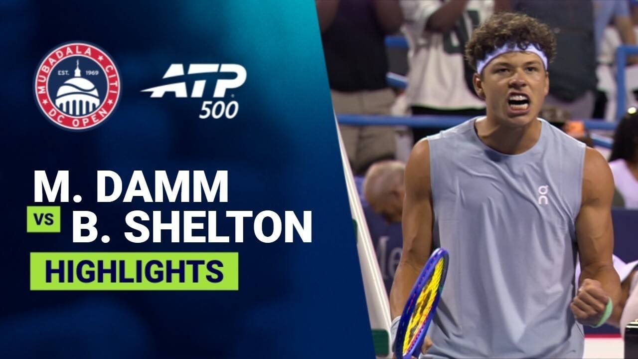 Martin Damm vs Ben Shelton - Round 1 (Stadium) | ATP 500: Mubadala Citi DC Open 2026