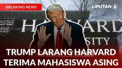 BREAKING NEWS | Pemerintahan Trump Resmi Larang Universitas Harvard Terima Mahasiswa Asing