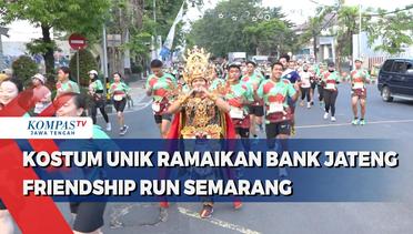 Kostum Unik Ramaikan Bank Jateng Friendship Run Semarang