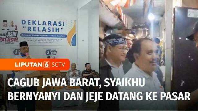 Syaikhu Bernyanyi di Ciamis, Jeje Blusukan Temui Pedagang Pasar di Bandung | Liputan 6