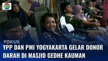 YPP Indosiar-SCTV Gelar Donor Darah Bersama PMI Yogyakarta di Masjid Gedhe Kauman | Fokus