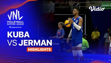 Kuba vs Jerman - Highlights | Men's Volleyball Nations League 2024