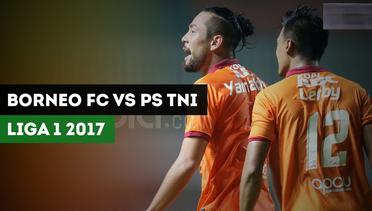 Highligths Liga 1 2017, Borneo FC Vs PS TNI 1-0
