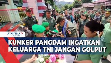 Pangdam XIII Merdeka Kunjungi Kodim 1301 Sangihe, Ingatkan Agar Seluruh Keluarga TNI Jangan Golput