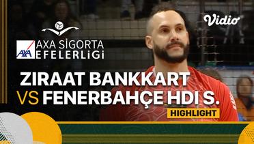 Highlights | Ziraat Bankkart vs Fenerbahce HDI Sigorta| Turkish Voleyball Men's League 2022/23