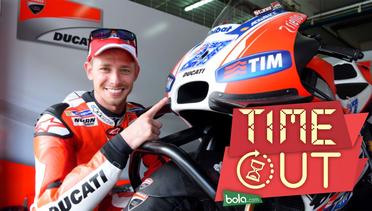Time Out: Stoner Jalani Tes dengan Motor Lama Ducati
