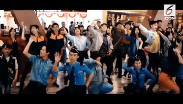 Demam Flashmob Asian Games Jangkit Bandara di Indonesia