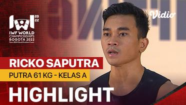 Highlights | Putra 61 Kg - Kelas A: Ricko Saputra | IWF World Weightlifting Championships 2022