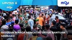 Warga Rela Antre Demi Sembako. - . - Liputan 6 Pagi | Moji