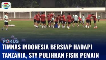 Timnas Indonesia Bersiap Hadapi Tanzania, Shin Tae Yong Fokus Pulihkan Kondisi Fisik Pemain | Fokus