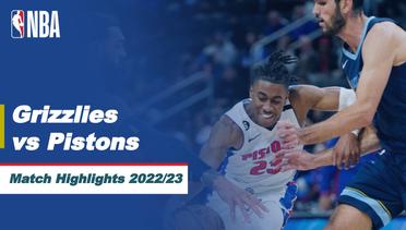 Match Highlights | Memphis Grizzlies vs Detroit Pistons | NBA Pre-Season 2022/23