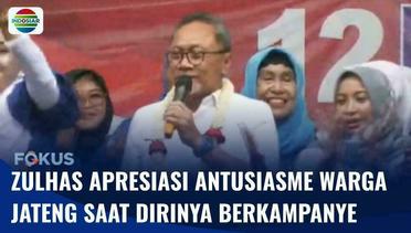 Ketum PAN Zulhas Apresiasi Tingginya Antusiasme Masyarakat Jawa Tengah saat Berkampanye | Fokus