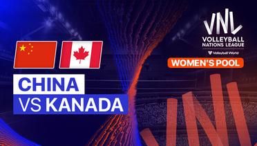 China vs Kanada - Full Match | Women's Volleyball Nations League 2024