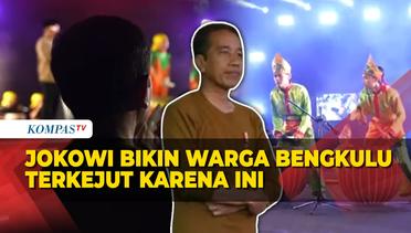 Warga Terkejut Jokowi Datang ke Festival Tabut Bengkulu, Nonton Pentas Seni hingga Foto Bersama