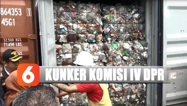Komisi IV DPR Temukan Peti Kemas Berisi Limbah Plastik di Tj Priok