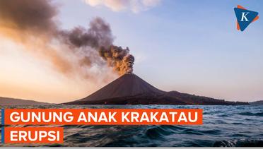Gunung Anak Krakatau Meletus Jumat Pagi, Semburan Capai 2.500 Meter