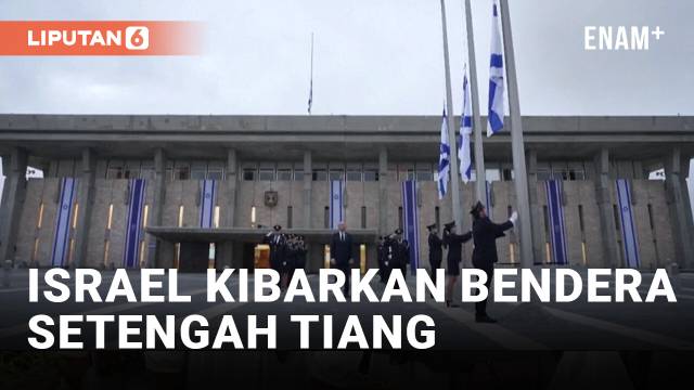 Peringatan 7 Oktober, Israel Kibarkan Bendera Setengah Tiang