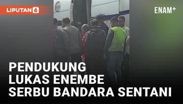 Lukas Enembe Diterbangkan ke Jakarta, Massa Serbu Bandara Sentani