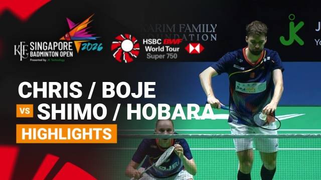 Mathias Christiansen/Alexandra Boje (DEN) vs Yuichi Shimogami/Sayaka Hobara - Highlight | KFF Singapore Badminton Open 2026
