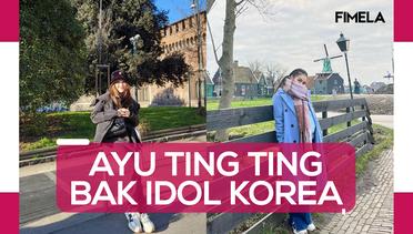 Tengok Penampilan Ayu Ting-Ting Bak Idol Korea yang Masih Remaja