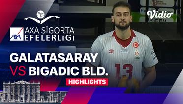 Galatasaray HDI Si̇gorta vs Bigadic BLD. - Highlights | Men's Turkish Volleyball League 2023/24