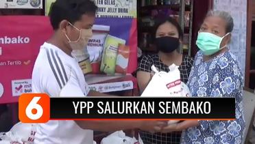 Warga di Surabaya Merasa Terbantu dengan Ratusan Paket Sembako yang Disalurkan oleh Emtek Peduli Corona