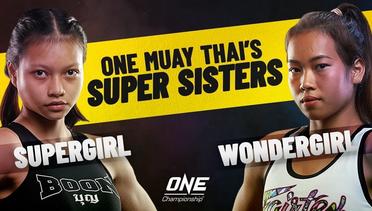 Supergirl & Wondergirl - ONE Muay Thai's Super Sisters