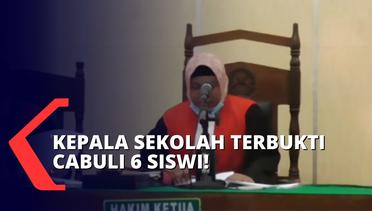 Terbukti Cabuli 6 Siswinya, Kepala Sekolah di Medan Dihukum 10 Tahun Penjara!