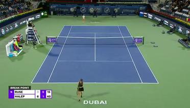 Match Highlights | Simona Halep vs Elena-Gabriela Ruse | WTA Dubai Duty Free Tennis Championships 2022