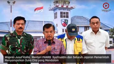 Wapres Jusuf Kalla dan Jajaran Pemerintah Gelar Rapat Penanggulangan Tsunami Selat Sunda
