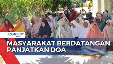 Masyarakat Berdatangan Panjatkan Doa