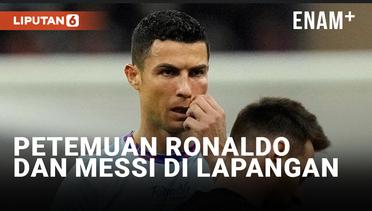 Cristiano Ronaldo Bertemu Lionel Messi di Pertandingan Persahabatan PSG vs Riyadh All Star