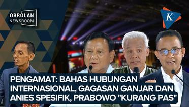 Pengamat: Anies dan Ganjar Spesifik di Isu Hubungan Internasional, Prabowo "Kurang Pas"