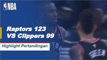 NBA | Cuplikan Hasil Pertandingan : Raptors 123 VS Clippers 99