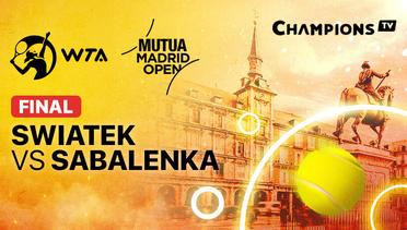 WTA 1000: Mutua Madrid Open - Final