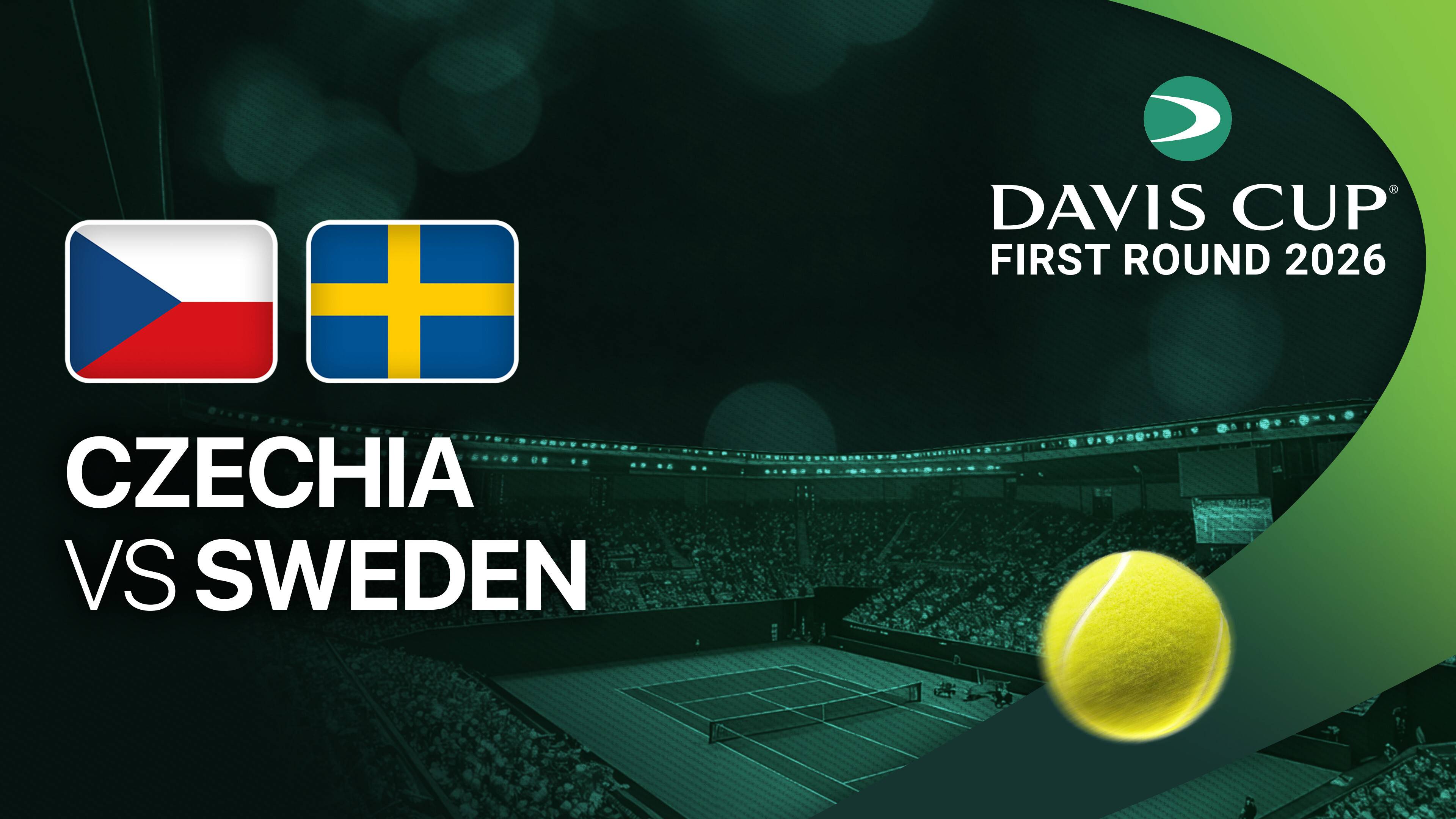 Czechia vs Sweden - Davis Cup Qualifiers First Round 2026