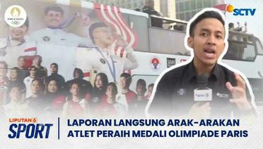 Momen Keseruan Para Atlet Olimpiade Paris Diarak dengan Bus Terbuka | Liputan 6 Sport