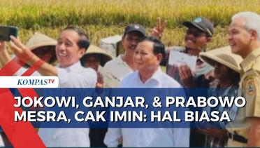 Lihat Kemesraan Jokowi, Ganjar, dan Prabowo, Begini Respon Cak Imin...