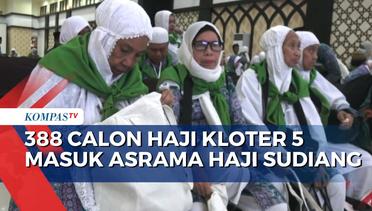 Didominasi Lansia, 388 Calon Haji Kloter 5 Masuk Asrama Haji Sudiang Makassar