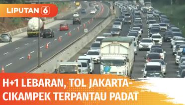 Live Report: Tol Jakarta-Cikampek, Cipali Hingga Jalur Arteri Karawang Padat | Liputan 6