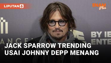 Johnny Depp Menang, Tagar Jack Sparrow Trending Topic