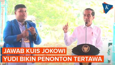 Momen Mahasiswa Keperawatan Bingung Ditanya Jokowi soal Jenis Pupuk