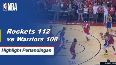 NBA I Cuplikan Pertandingan Rockets 112 vs  Warriors 108