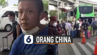 Viral Puluhan Warga China Tiba di Bandara Soekarno-Hatta