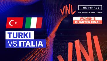 Full Match | Quarter Final: Turki vs Italia | Women's Volleyball Nations League 2023